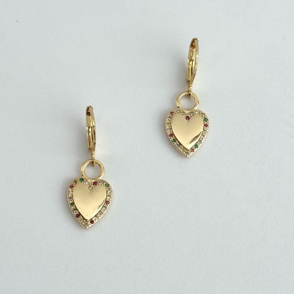 Tramps+Thieves Jewelry - Heart hoops